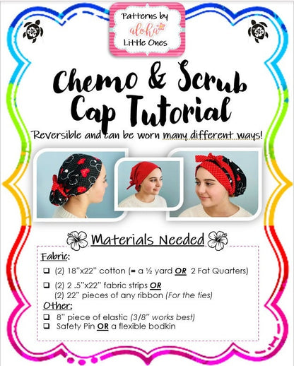 scrub cap tutorial