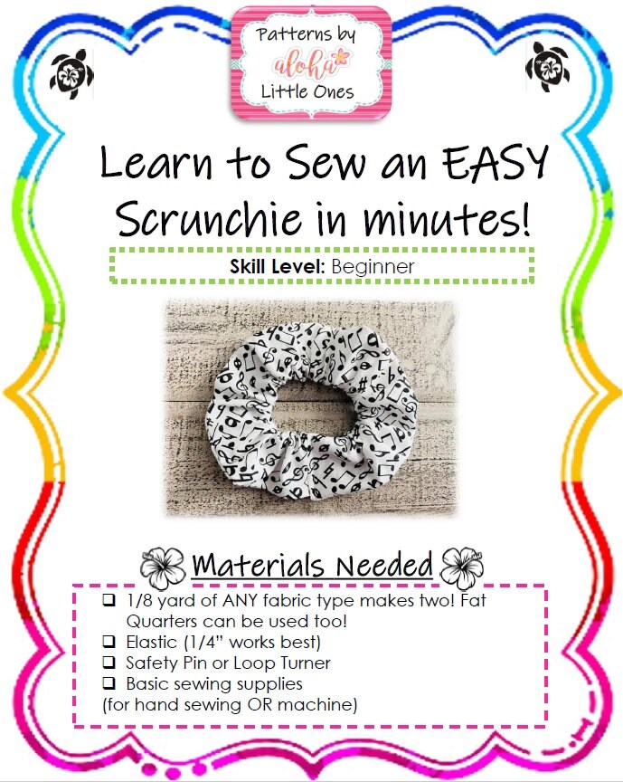 EASY Beginners Hair Scrunchie