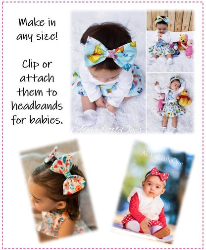 Fabric Hair Bow