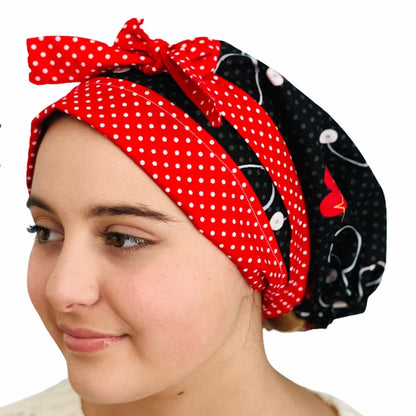 bouffant scrub cap sewing pattern