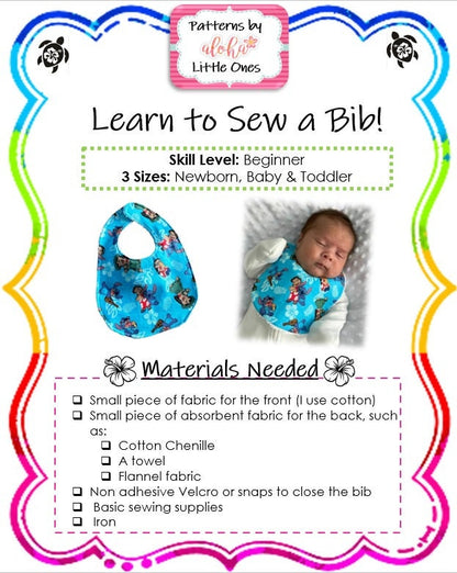 Traditional Baby & Toddler Bib