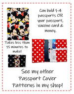 EASY Passport Wallet with Vaccine & Credit Card Slot