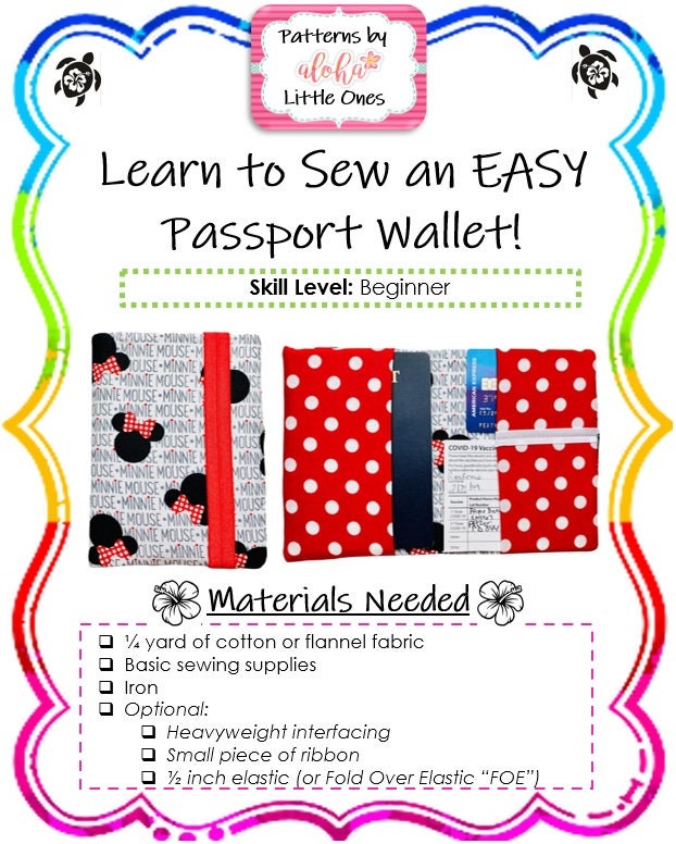 EASY Passport Wallet with Vaccine & Credit Card Slot