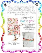 Diapers & Wipes Clutch Holder