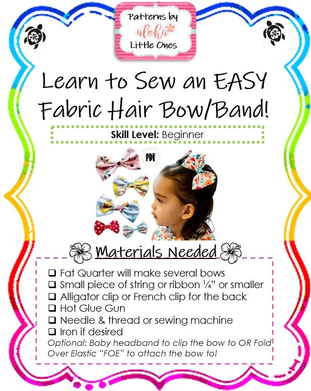 Fabric Hair Bow
