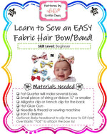 Fabric Hair Bow Headband
