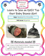 EASY Knotted Baby Knit Beanie Hat