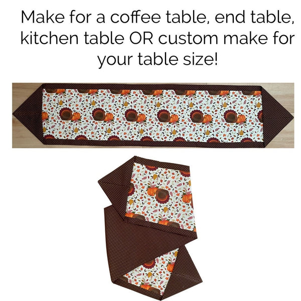 EASY 15 Minute Table Runner | PDF Sewing Pattern – Aloha Sewing Company