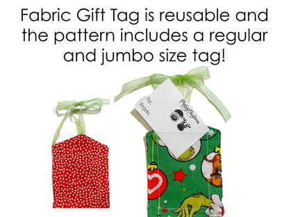 10 Minute Fabric Gift Tag Holder