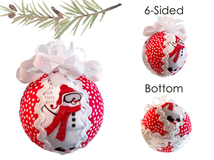 No Sew Japanese KimeKomi Christmas Ornament