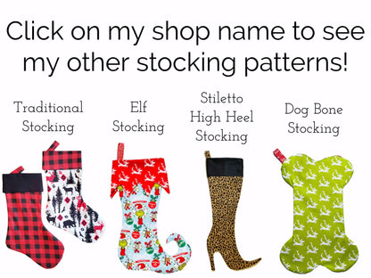Kitty Cat Animal Christmas Stocking