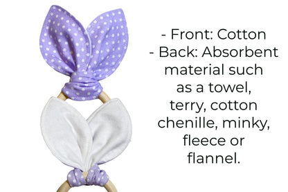 Baby Bunny Teether Ring Toy