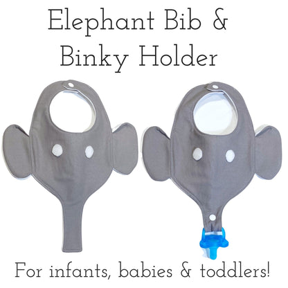 Elephant Newborn Baby and Toddler Bib