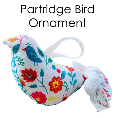 Fabric Bird Ornament