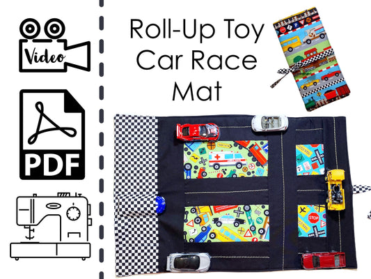 Travel Roll Up Toy Car Mat