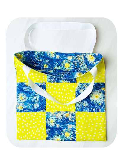 EASY Beginners Reversible Quilted Tote Bag