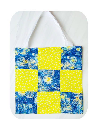 EASY Beginners Reversible Quilted Tote Bag