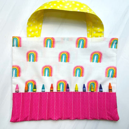 Beginners Crayon and Coloring Book Tote Bag