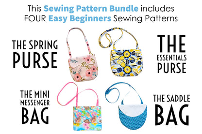 Toddler & Kids Purse Bundle | PDF Sewing Patterns