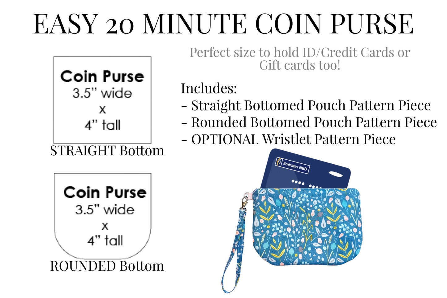 Credit Card and ID Coin Purse