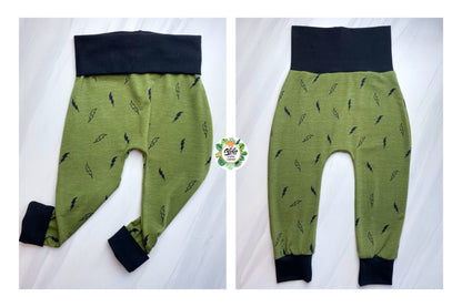 Easy Lounge Joggers Sweatpants PDF Sewing Pattern for Baby, Toddler & Children. Printable PDF Sewing Pattern included. Knit sewing. Serger Sewing. 