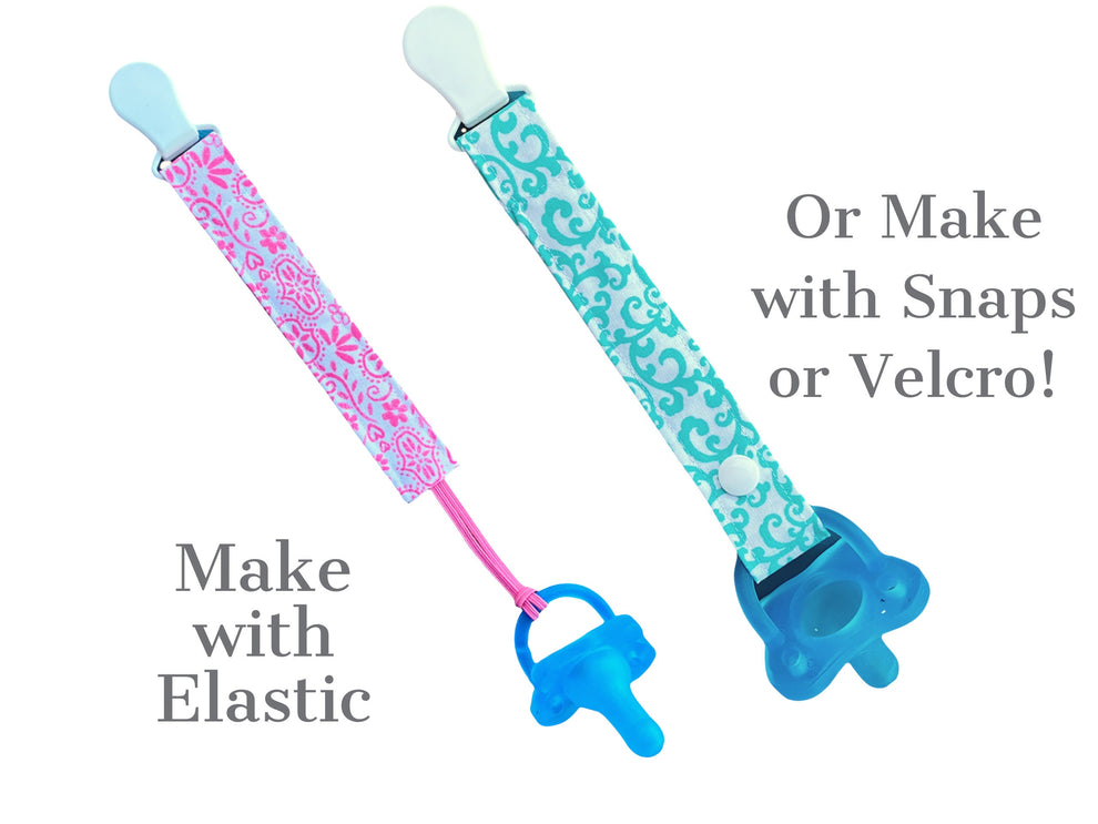 Baby Pacifier Clip Holder | PDF Sewing Pattern – Aloha Sewing Company